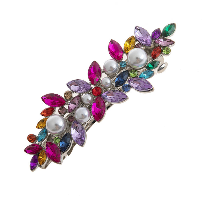 Wholesale Hair Clips Metal Spring Clip Rhinestones MOQ≥2 JDC-HC-Jingjie002