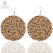 Jewelry WholesaleWholesale Wood Leopard Print Copper Earrings MOQ≥2 JDC-ES-SShuo001 Earrings 尚铄 %variant_option1% %variant_option2% %variant_option3%  Factory Price JoyasDeChina Joyas De China