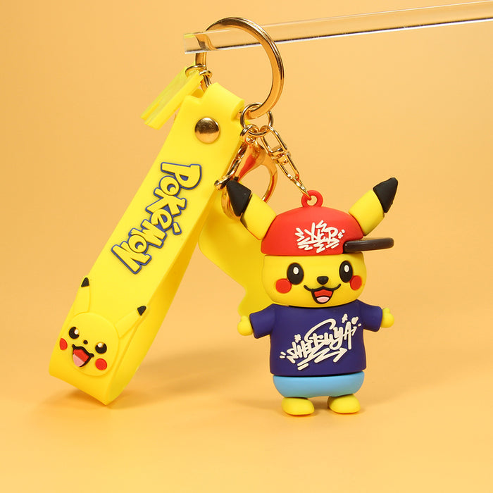 Wholesale Cartoon PVC Soft Rubber Keychain MOQ≥2 JDC-KC-ShengH001