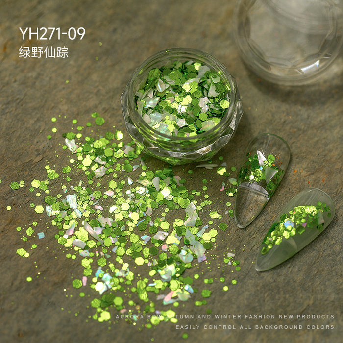 Wholesale Nail Art Ultra Thin Shell Glitter JDC-NS-Wenyu001