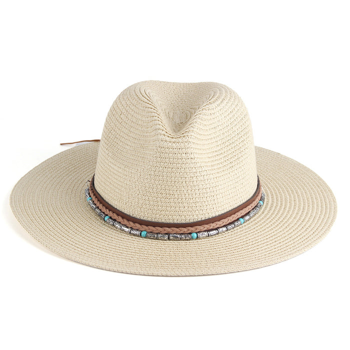 Jewelry WholesaleWholesale Sun Hat Papyrus Straw Hat JDC-FH-FeiT001 Fashionhat 菲拓 %variant_option1% %variant_option2% %variant_option3%  Factory Price JoyasDeChina Joyas De China