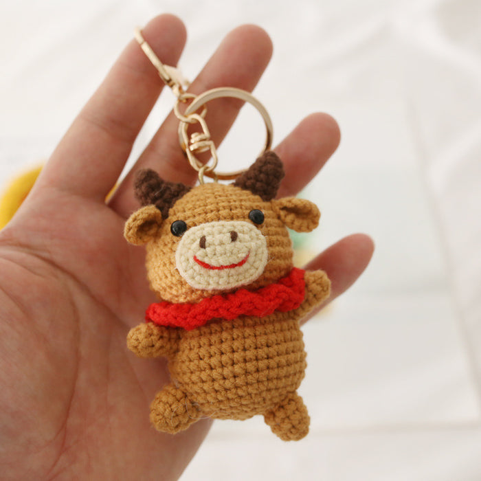 Wholesale release bag fragrant language high-quality hand-woven doll pendant MOQ≥3 JDC-KC-BDXY001