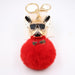 Jewelry WholesaleWholesale French Bulldog Alloy Faux Hair PVC Hairball Pom Pom  Keychain JDC-KC-Zuge017 Keychains 祖格 %variant_option1% %variant_option2% %variant_option3%  Factory Price JoyasDeChina Joyas De China