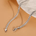 Jewelry WholesaleWholesale S925 Sterling Silver Cuban Chain Necklace JDC-NE-TaiYi001 Necklaces 泰艺 %variant_option1% %variant_option2% %variant_option3%  Factory Price JoyasDeChina Joyas De China