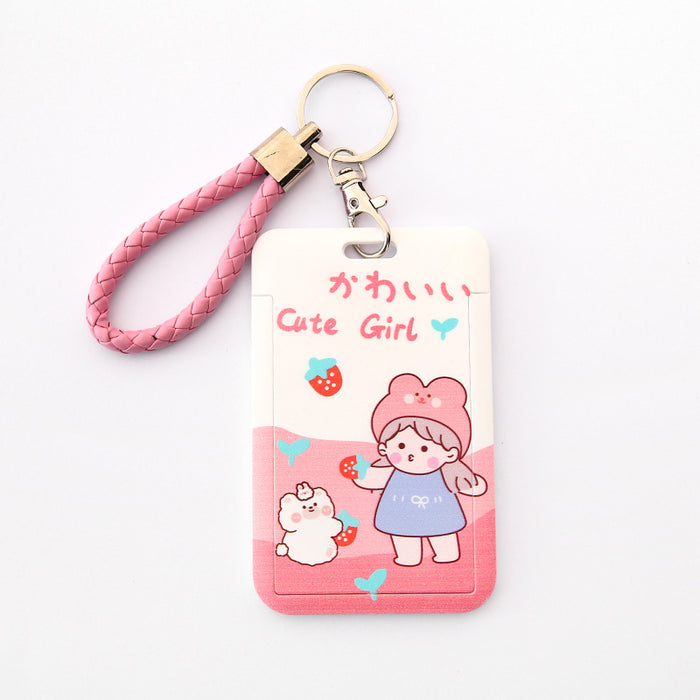 Jewelry WholesaleWholesale Cute Cartoon Plastic Card Holder Keychain JDC-KC-Gangs001 Keychains 港升 %variant_option1% %variant_option2% %variant_option3%  Factory Price JoyasDeChina Joyas De China