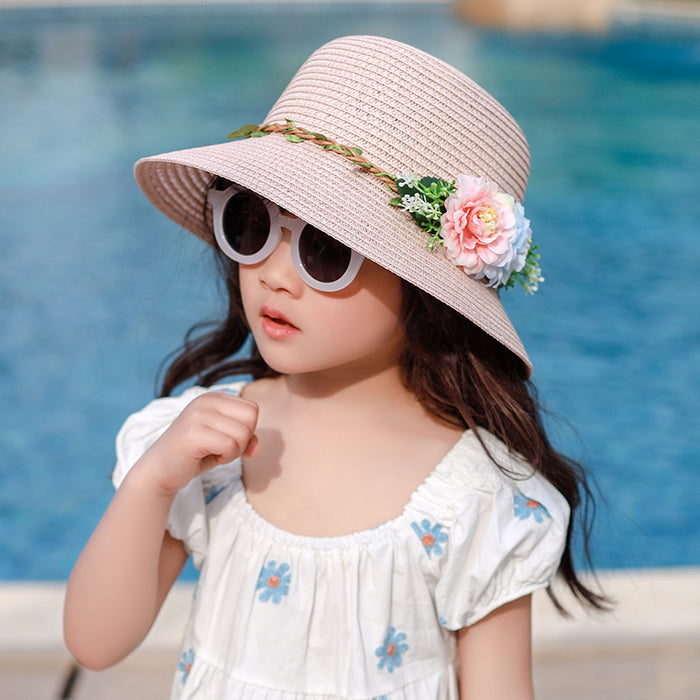 Jewelry WholesaleWholesale Beach Sunshade Parent-Child Straw Hat MOQ≥2 JDC-FH-CGuan001 Fashionhat 诚冠 %variant_option1% %variant_option2% %variant_option3%  Factory Price JoyasDeChina Joyas De China