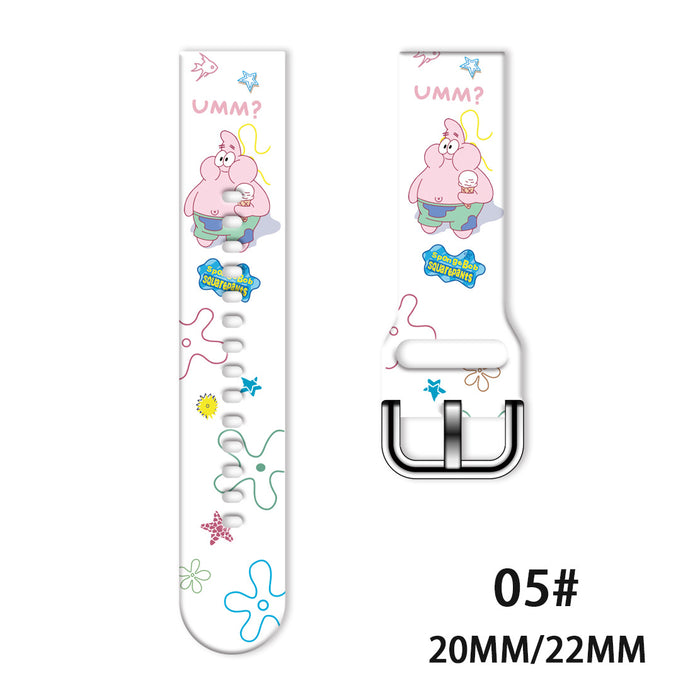 Wholesale Printed Tpu Watch Strap Wrist Strap JDC-WD-NuoQi051