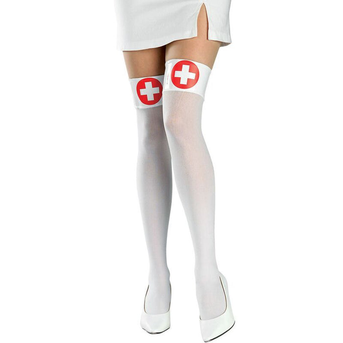 Wholesale Socks Polyester Halloween Ball Horror Bloody Nurse Socks MOQ≥2 JDC-SK-Shuangniu003