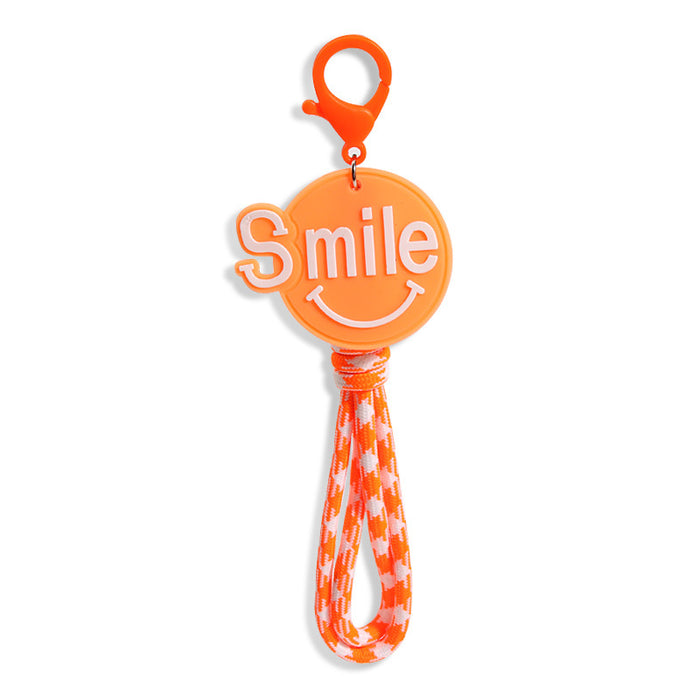 Wholesale Keychain Smiley Rubber Lanyard MOQ≥2 JDC-KC-XiangH012