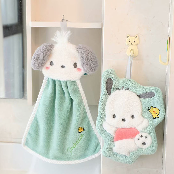 Wholesale Cartoon Coral Velvet Children's Absorbent Small Towel Square (F) JDC-TW-FangK001