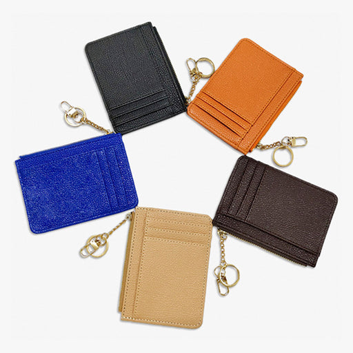 Jewelry WholesaleWholesale PU Leather Card Holder Keychain JDC-KC-XBin001 Keychains 雄彬 %variant_option1% %variant_option2% %variant_option3%  Factory Price JoyasDeChina Joyas De China