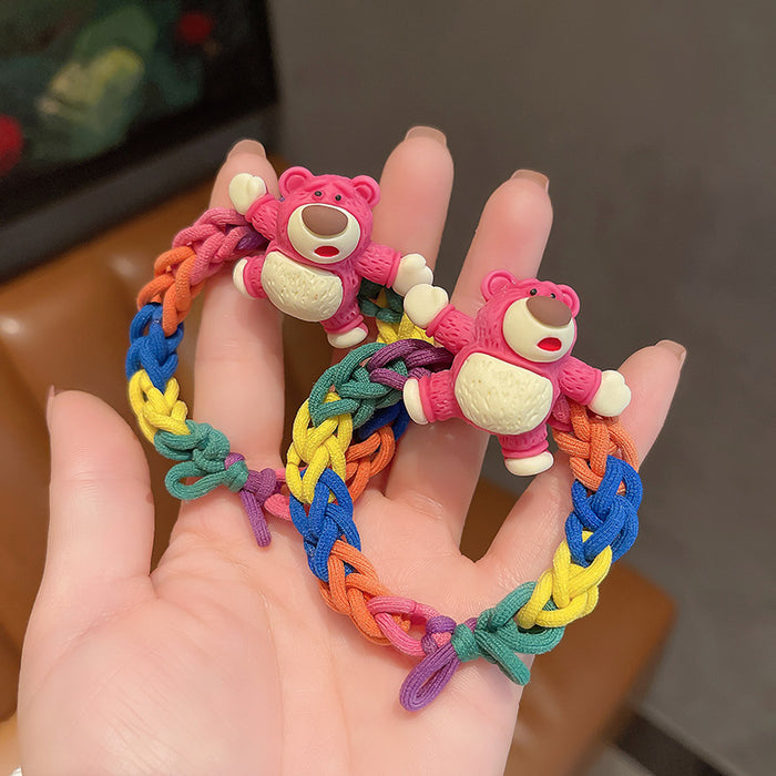 Jewelry WholesaleWholesale color hair circle cute bear Hair Scrunchies JDC-HS-QQ001 Hair Scrunchies 谦谦 %variant_option1% %variant_option2% %variant_option3%  Factory Price JoyasDeChina Joyas De China