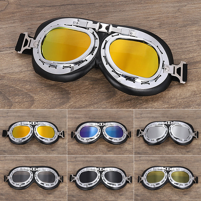 Wholesale Goggles PC Retro Windproof Motorcycle MOQ≥2 JDC-SG-XunLong003