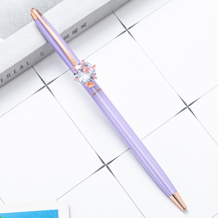 Wholesale diamond ballpoint pen cartoon creative shape pen head JDC-BP-Huah036