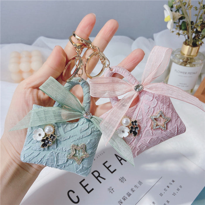 Wholesale Lace Bag Shape Keychain JDC-KC-LX049