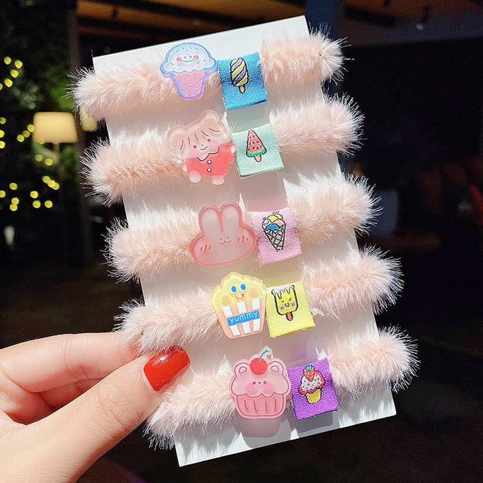 Jewelry WholesaleWholesale plush kids cartoon hair ring (F) JDC-HS-DingS002 Hair Scrunchies 鼎硕 %variant_option1% %variant_option2% %variant_option3%  Factory Price JoyasDeChina Joyas De China