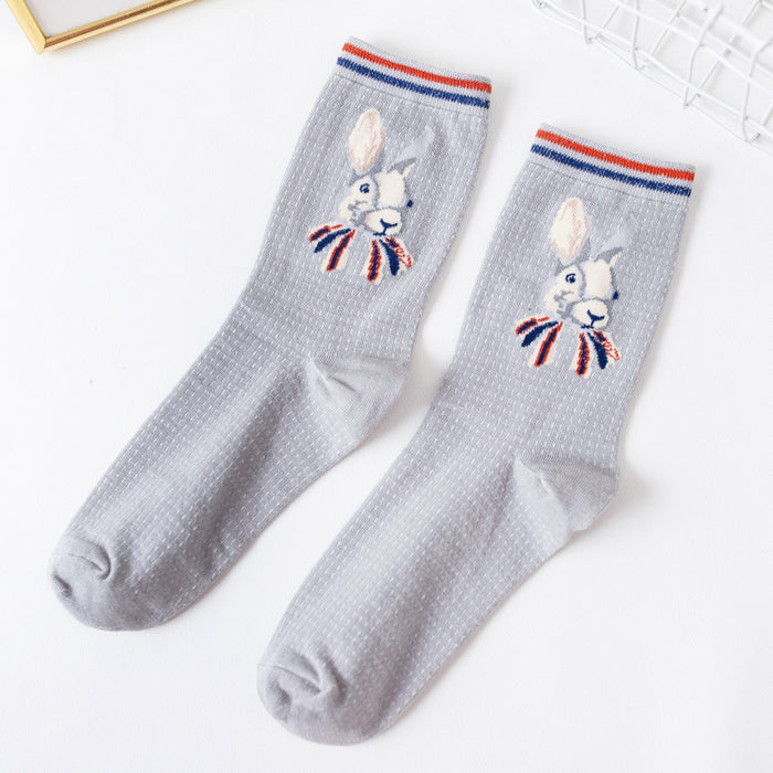 Wholesale Socks Cotton Cute Rabbit Socks JDC-SK-MZX013