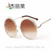 Jewelry WholesaleWholesale wild fox large frame sunglasses round frame real film flat mirror JDC-SG-JunL001 Sunglasses 俊莱 %variant_option1% %variant_option2% %variant_option3%  Factory Price JoyasDeChina Joyas De China