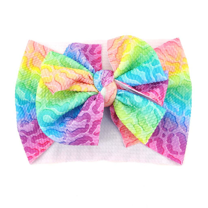 Wholesale wide-brimmed bow baby does not hurt the skin breathable sweatband JDC-HD-ML027