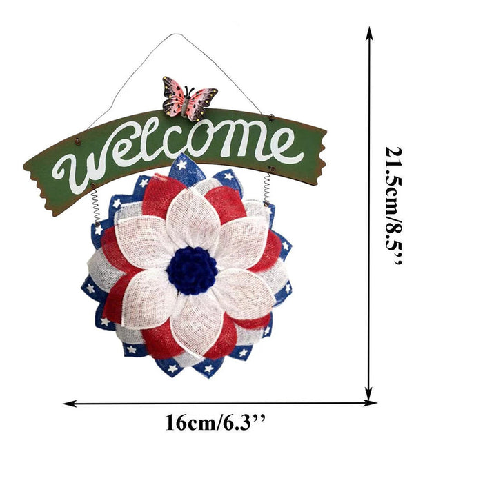 Wholesale 4th of July home door pendant handicraft decoration american day independence day MOQ≥2 JDC-DC-MinD003