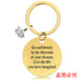 Jewelry WholesaleWholesale Graduation Season Gift Stainless Steel Round Metal Keychain JDC-KC-GangGu015 Keychains 钢古 %variant_option1% %variant_option2% %variant_option3%  Factory Price JoyasDeChina Joyas De China