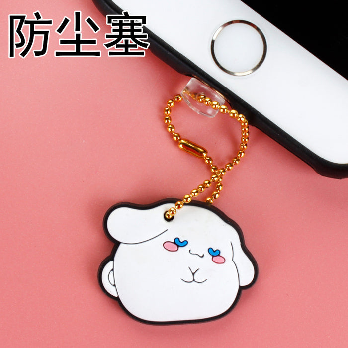 Wholesale Mobile Phone Dust Plug PVC Cute Cartoon Pendant MOQ≥3 (S) JDC-PC-ZhongJ001