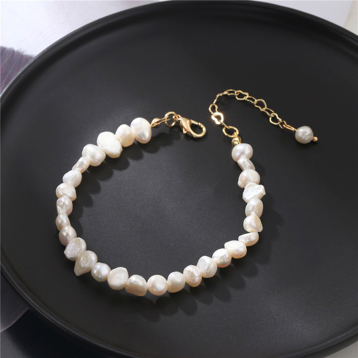 Wholesale Necklace Pearl Moonstone Clavicle Chain JDC-NE-ZhuJ016