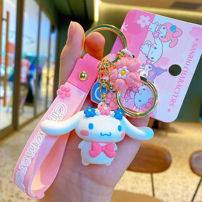 Wholesale keychain pvc sakura diary series car cute bag ornaments JDC-KC-BS014