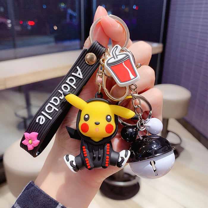 Wholesale cute sweater yellow elf keychain bag pendant JDC-KC-OShi013