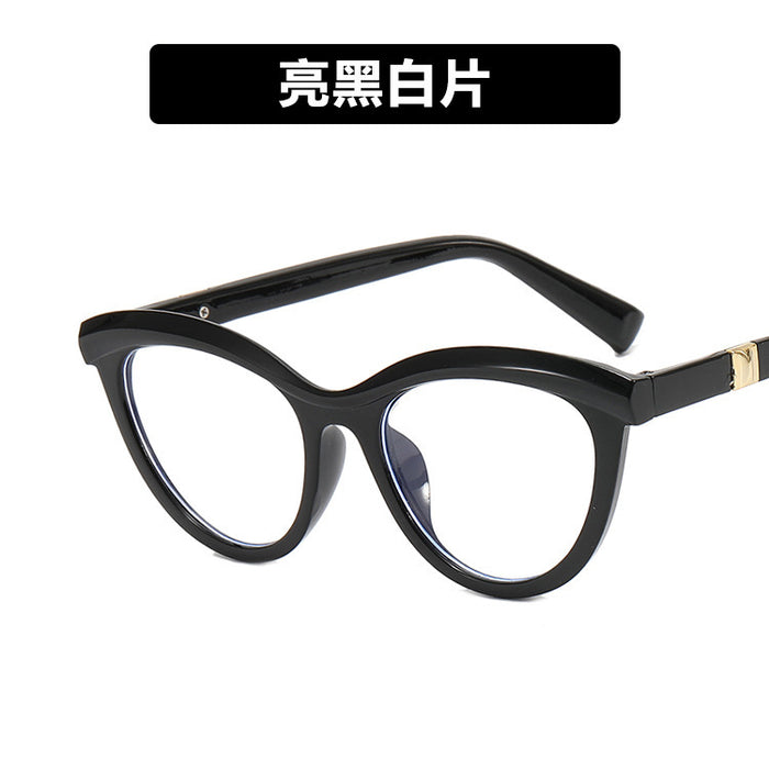 Jewelry WholesaleWholesale triangle cat's eye glasses frame JDC-SG-PLS60 Sunglasses 普琳丝 %variant_option1% %variant_option2% %variant_option3%  Factory Price JoyasDeChina Joyas De China