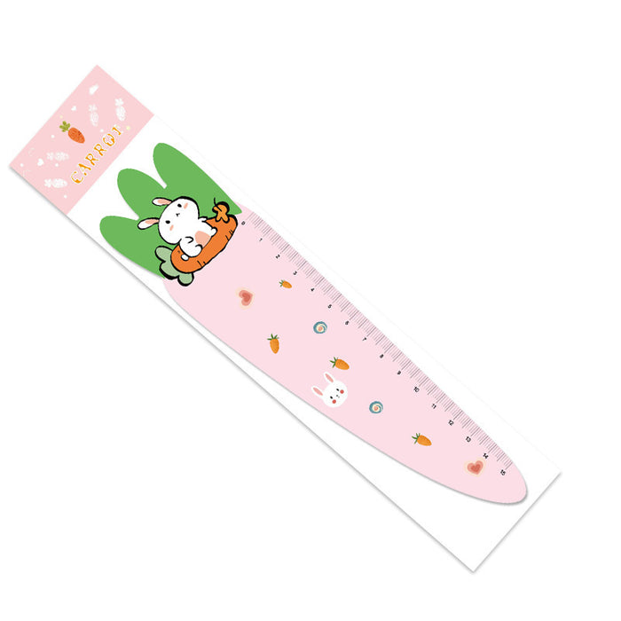 Wholesale Ruler ABS Cute Carrot Magnetic Soft Ruler JDC-RR-MPai002