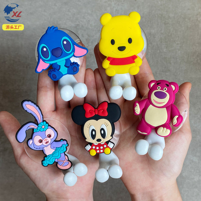 Wholesale Toothbrush Holder PVC Cute Cartoon Punch Free MOQ≥2 (M) JDC-THR-ZhiL002