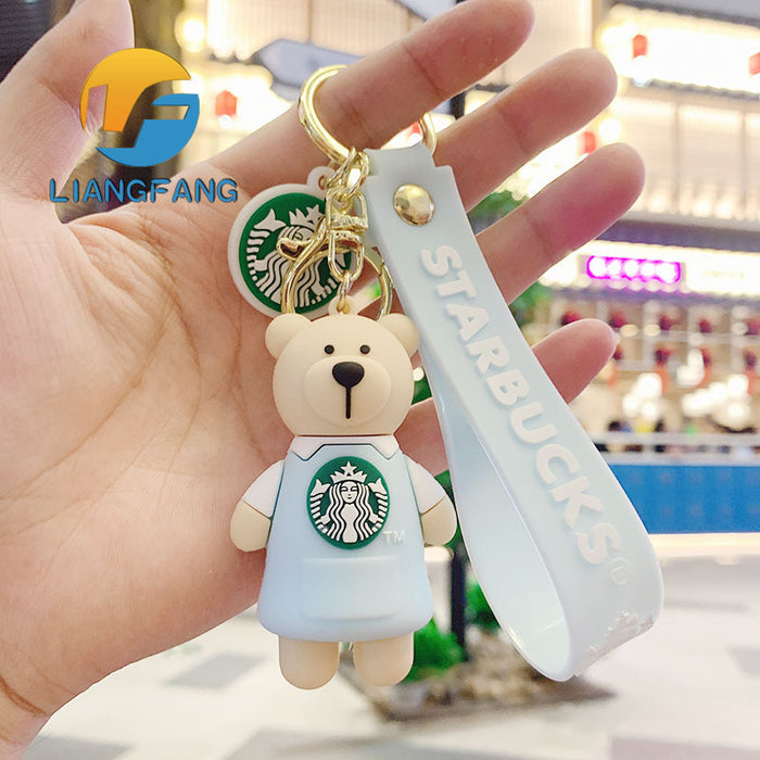 Wholesale Trend Cartoon Epoxy Keychain Cute Doll JDC-KC-LFang001