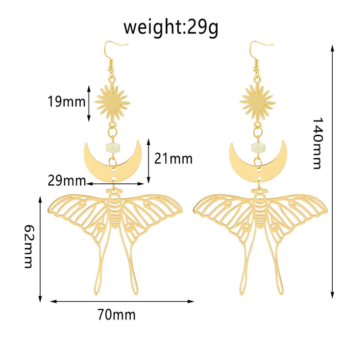 Jewelry WholesaleWholesale simple tassel Butterfly Earrings JDC-ES-ZhuoX008 Earrings 卓星 %variant_option1% %variant_option2% %variant_option3%  Factory Price JoyasDeChina Joyas De China