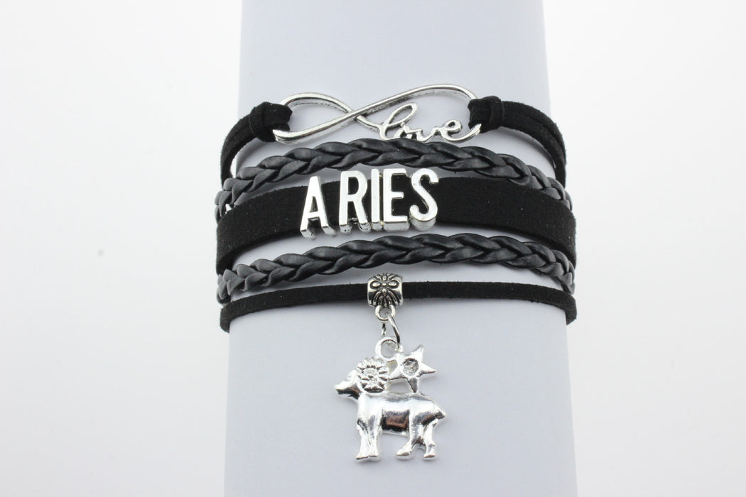 Wholesale Bracelet Alloy Zodiac Alphabet Hand Woven Bracelet MOQ≥2 JDC-BT-FengR002