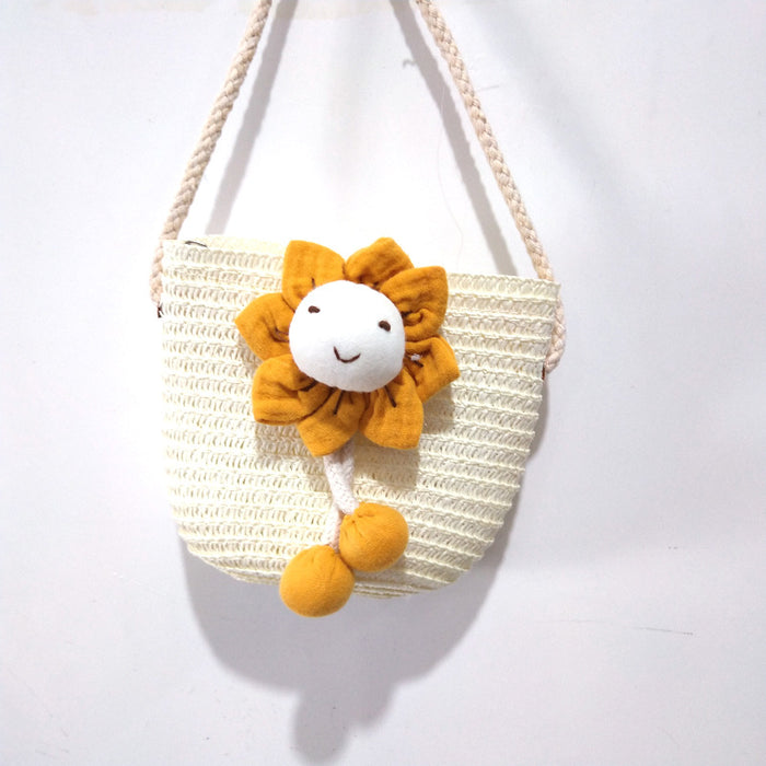 Wholesale Children's Straw Shoulder Bag JDC-SD-Kaiyou003