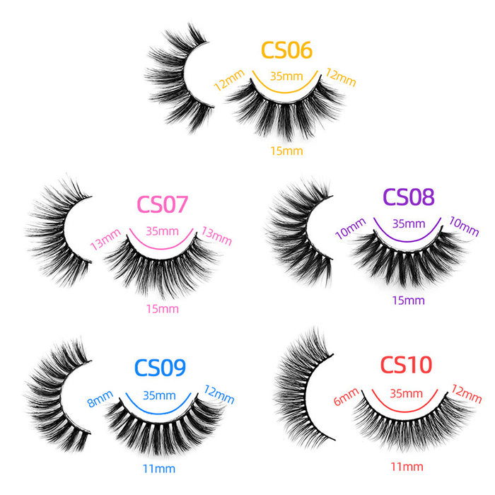 Jewelry WholesaleWholesale 3D color suit imitation mink hair natural eyelashes JDC-EY-LMB027 eyelashes 利美博 %variant_option1% %variant_option2% %variant_option3%  Factory Price JoyasDeChina Joyas De China