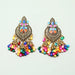 Jewelry WholesaleWholesale fringe bohemian alloy stud earrings JDC-ES-KaiQ005 Earrings 凯庆 %variant_option1% %variant_option2% %variant_option3%  Factory Price JoyasDeChina Joyas De China