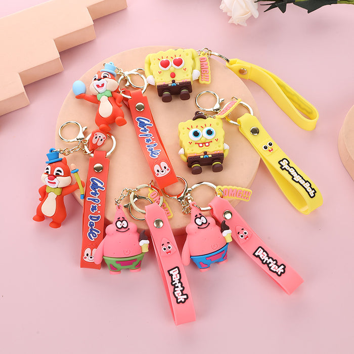 Wholesale Keychain Silicone Cute Cartoon Pendant MOQ≥2 (M) JDC-KC-ZhenT003