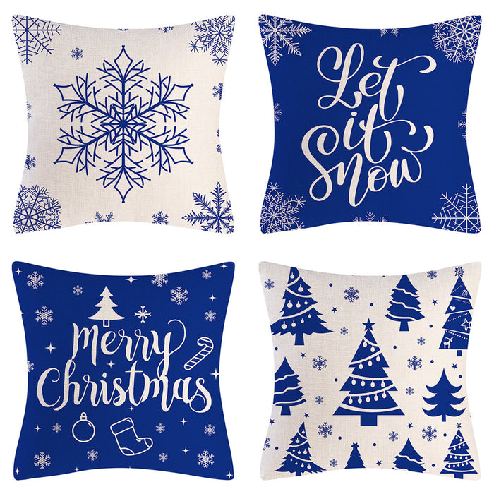 Wholesale Pillowcase Polyester Christmas Home Decor JDC-PW-Mengde001