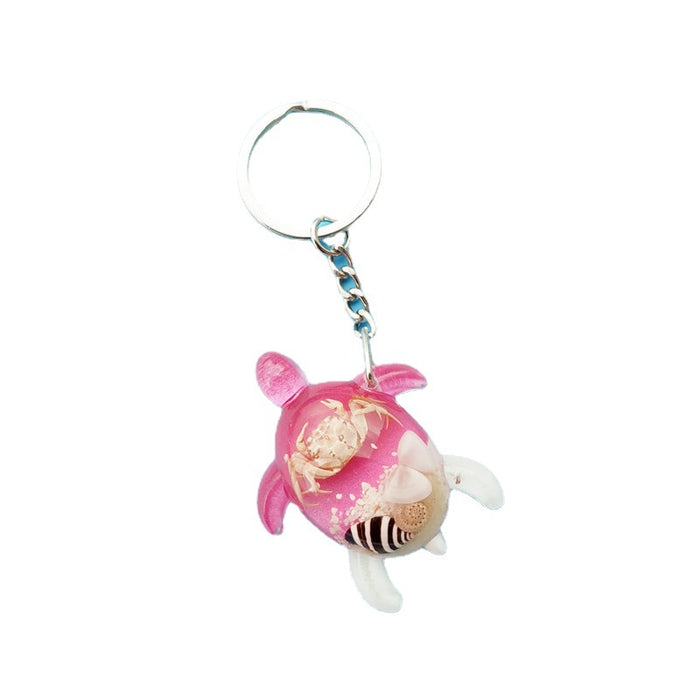 Jewelry WholesaleWholesale Resin Turtle Keychain MOQ≥12 JDC-KC-AWei001 Keychains 艾薇 %variant_option1% %variant_option2% %variant_option3%  Factory Price JoyasDeChina Joyas De China