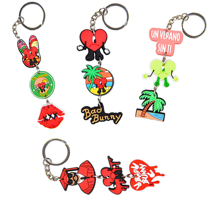 Wholesale Keychains PVC Cute Cartoon Anime(M) MOQ≥10 JDC-KC-BZYH001