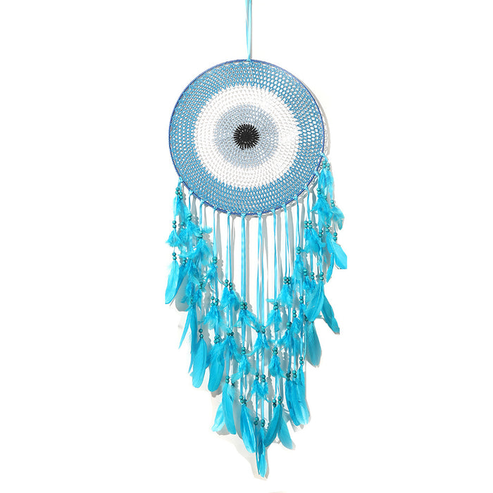 Jewelry WholesaleWholesale Large Dreamcatcher Arrangement Feather Wind Chime Ornament MOQ≥2 JDC-DC-YXuan011 Dreamcatcher 奕萱 %variant_option1% %variant_option2% %variant_option3%  Factory Price JoyasDeChina Joyas De China