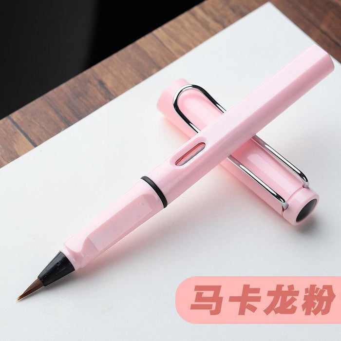 Wholesale Portable Ink Sac Plastic Nylon Hair Brush Pen JDC-PEN-Yongx006