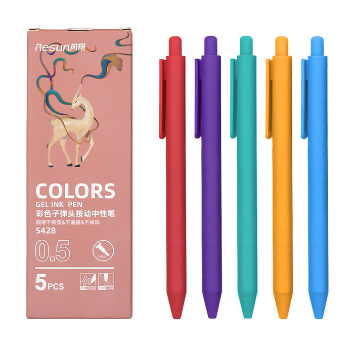 Wholesale Color Plastic Color Bullet Ballpoint Pen MOQ≥2 JDC-BP-Ruix004