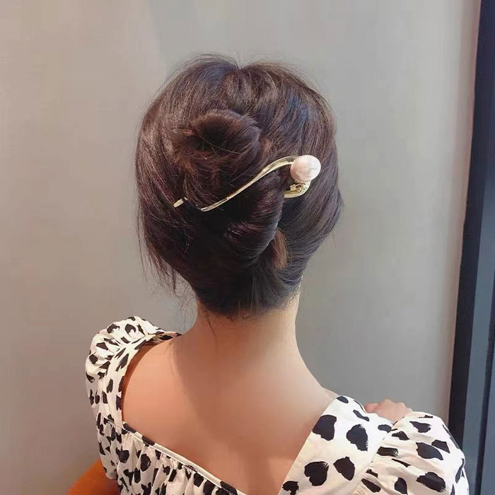 Wholesale Hair Clips Pearl Metal JDC-HC-KeZi007