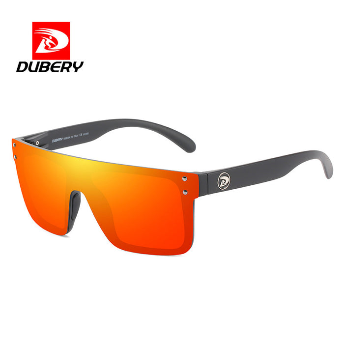 Wholesale One Piece Large Frame Sunglasses Polarized Sports Cycling Glasses without box JDC-SG-TieP012