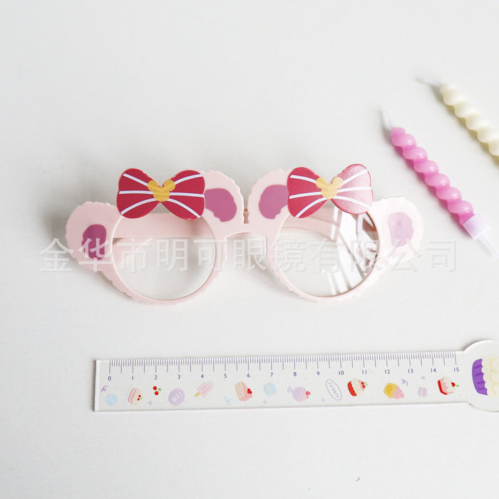 Jewelry WholesaleWholesale cartoon funny bear glasses JDC-SG-MingK009 Sun Glasses 明可 %variant_option1% %variant_option2% %variant_option3%  Factory Price JoyasDeChina Joyas De China