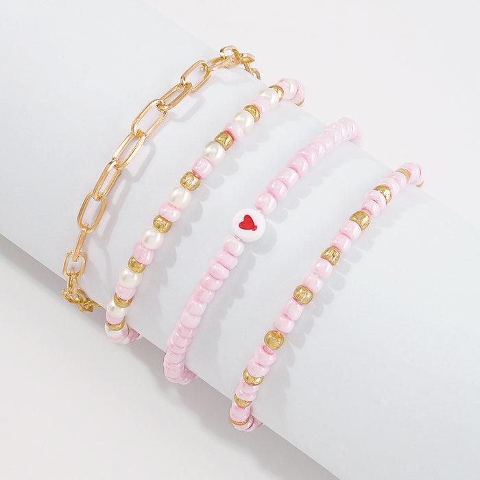 Jewelry WholesaleWholesale alloy coarse chain multi-layer bracelet JDC-BT-Qiandi001 Bracelet 纤迪 %variant_option1% %variant_option2% %variant_option3%  Factory Price JoyasDeChina Joyas De China