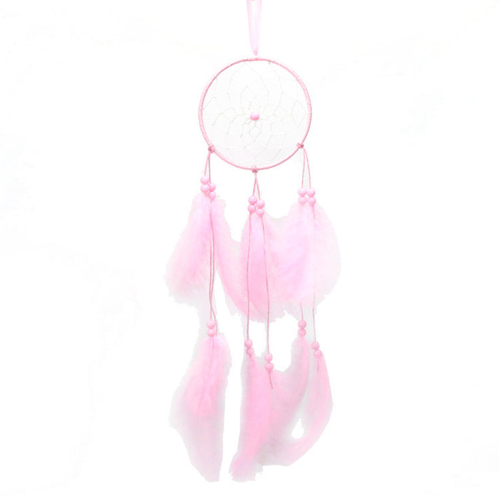 Wholesale Dream Catcher Feather Romantic White Dream Catcher With LED Light JDC-DC-JY015